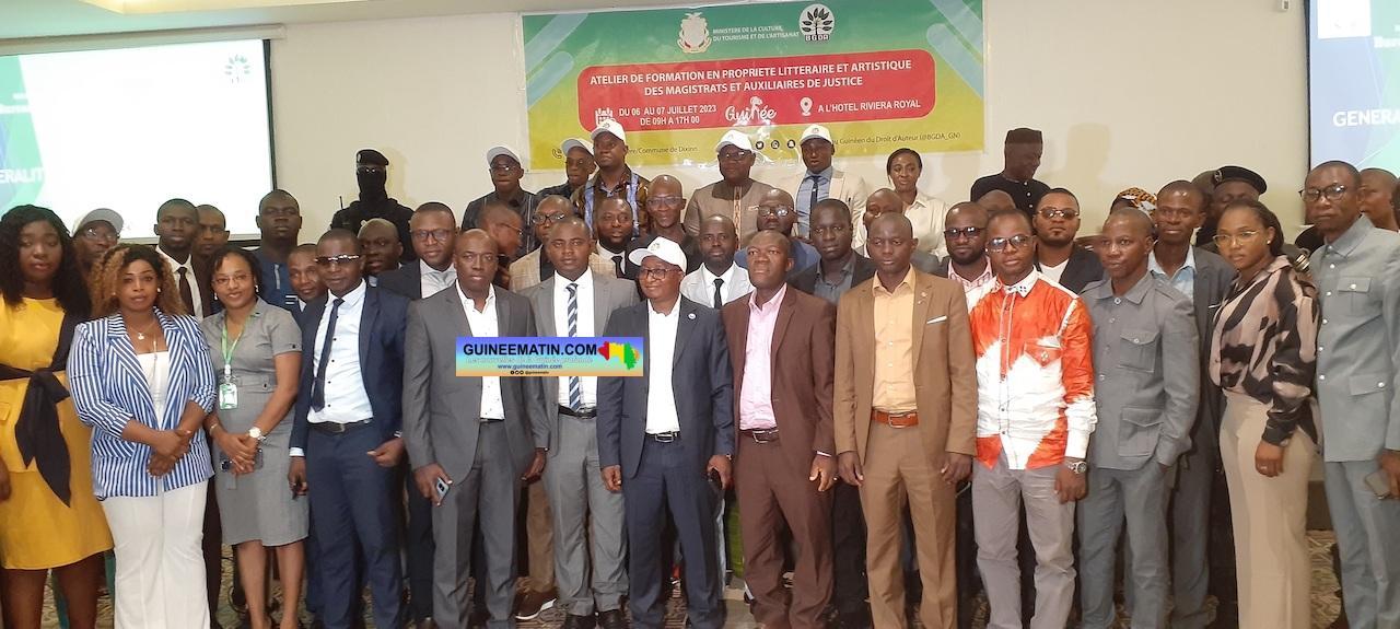 Conakry : plusieurs magistrats et avocats s’approprient de la notion de la propriété littéraire et artistique Conakry : plusieurs magistrats et avocats s’approprient de la notion de la propriété littéraire et artistique