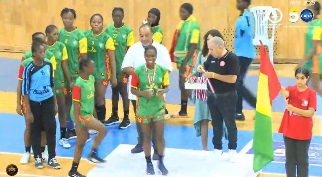 CAN Handball cadette (F): battue en finale par l’Egypte, la Guinée se console avec la médaille d’argent CAN Handball cadette (F): battue en finale par l’Egypte, la Guinée se console avec la médaille d’argent