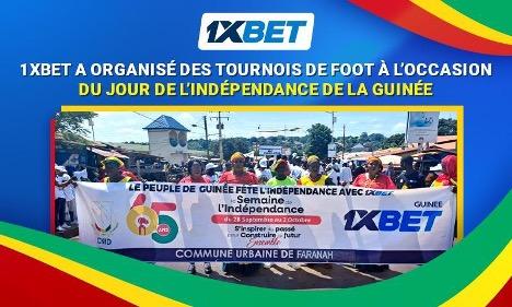 1xBet a soutenu l’organisation de tournois de football amateurs à l’occasion du Jour de l’Indépendance de la Guinée 1xBet a soutenu l’organisation de tournois de football amateurs à l’occasion du Jour de l’Indépendance de la Guinée