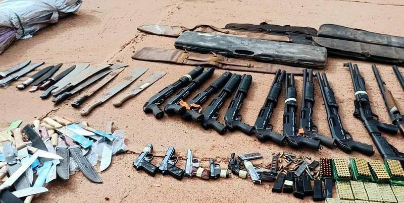 Des Armes Saisies à Siguiri Des Armes Saisies à Siguiri