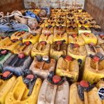 Trafic de Carburant à Siguiri: Camion avec 250 Bidons Trafic de Carburant à Siguiri: Camion avec 250 Bidons