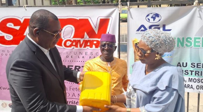 AGL Guinée Fait Don de Denrées Alimentaires Importantes AGL Guinée Fait Don de Denrées Alimentaires Importantes