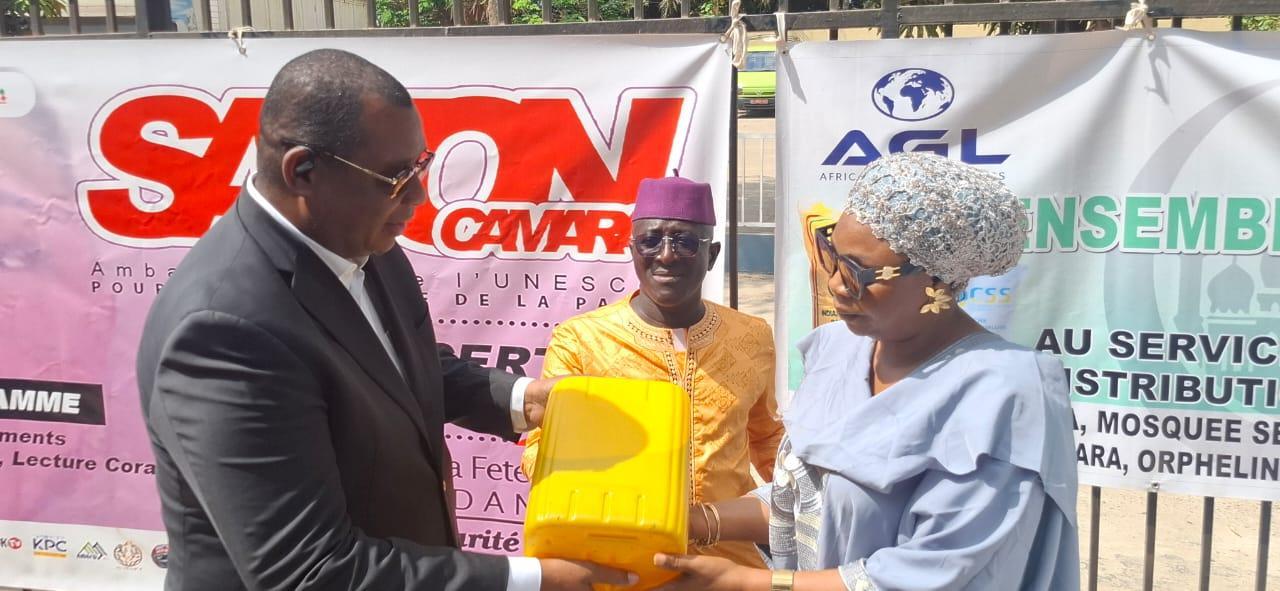 AGL Guinée Fait Don de Denrées Alimentaires Importantes AGL Guinée Fait Don de Denrées Alimentaires Importantes