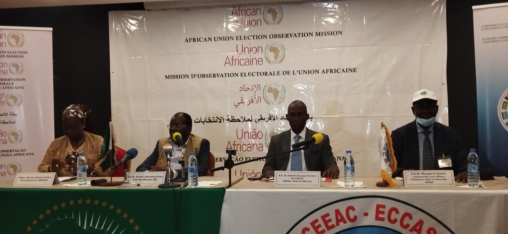 Législatives et locales 2022 : l’UA et la CEEAC saluent un scrutin apaisé Législatives et locales 2022 : l’UA et la CEEAC saluent un scrutin apaisé