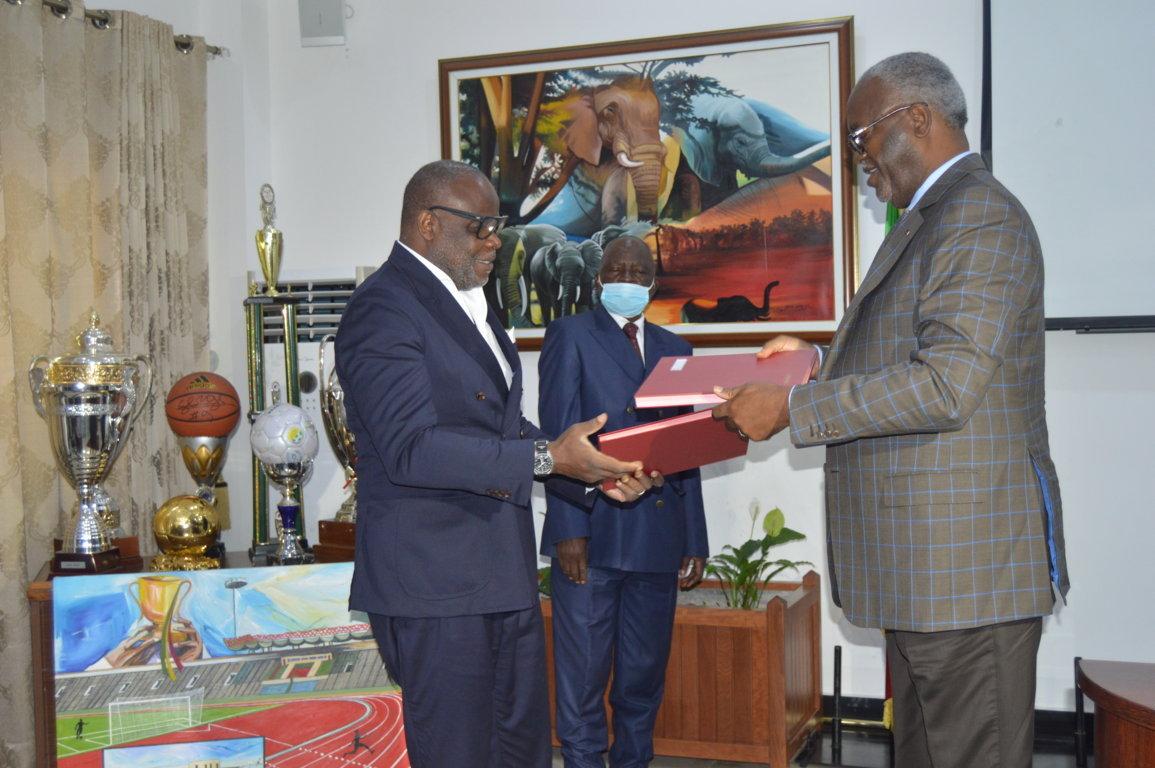 Football : le Congo et Basile-Boli academy liés par un accord Football : le Congo et Basile-Boli academy liés par un accord