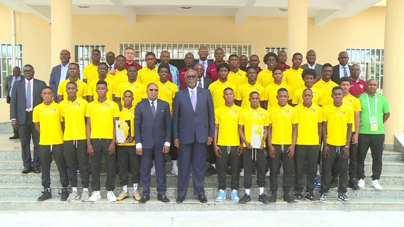 CAN –U-17 : les Diables rouges encouragés et félicités CAN –U-17 : les Diables rouges encouragés et félicités