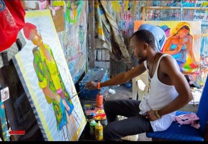 Arts plastiques : Hyanciété Mechack Atama expose à Brazzaville Arts plastiques : Hyanciété Mechack Atama expose à Brazzaville