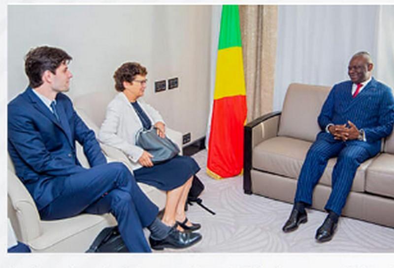 Coopération : Anatole Collinet Makosso s’entretient avec Sylvie Lemmet sur les enjeux de l’environnement Coopération : Anatole Collinet Makosso s’entretient avec Sylvie Lemmet sur les enjeux de l’environnement