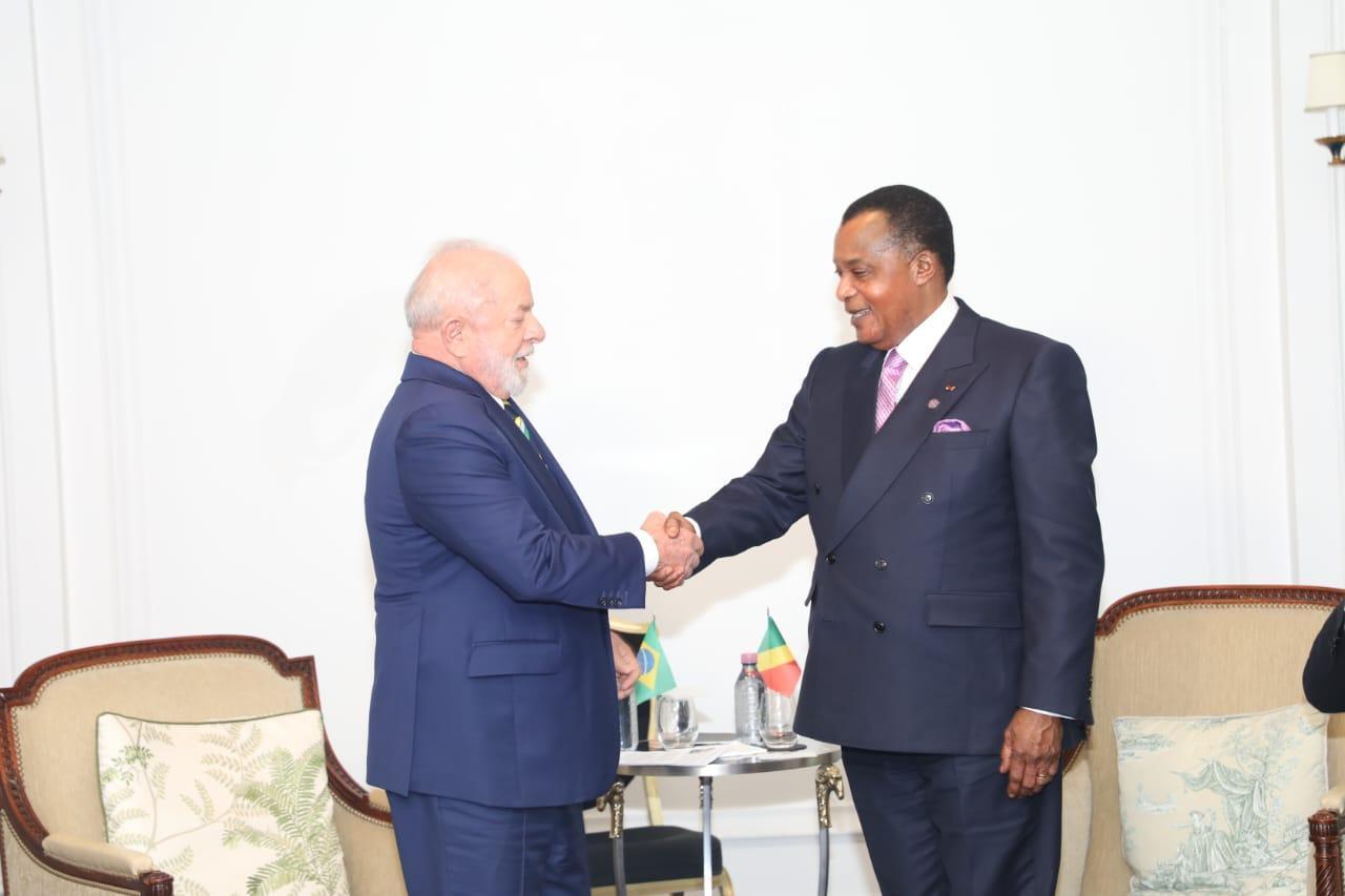 Congo-Brésil: Denis Sassou N’Guesso et Luiz Inácio Lula da Silva s'entretiennent à Paris Congo-Brésil: Denis Sassou N’Guesso et Luiz Inácio Lula da Silva s'entretiennent à Paris