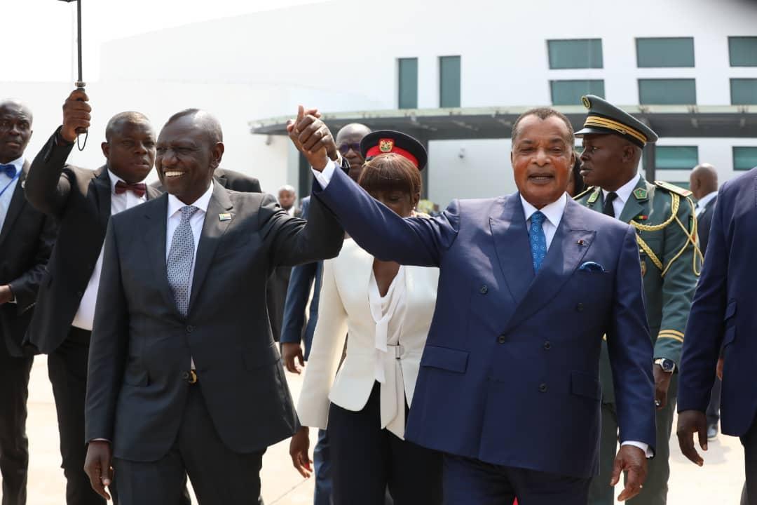 Congo-Kenya: le président William Ruto en visite d'Etat à Brazzaville Congo-Kenya: le président William Ruto en visite d'Etat à Brazzaville