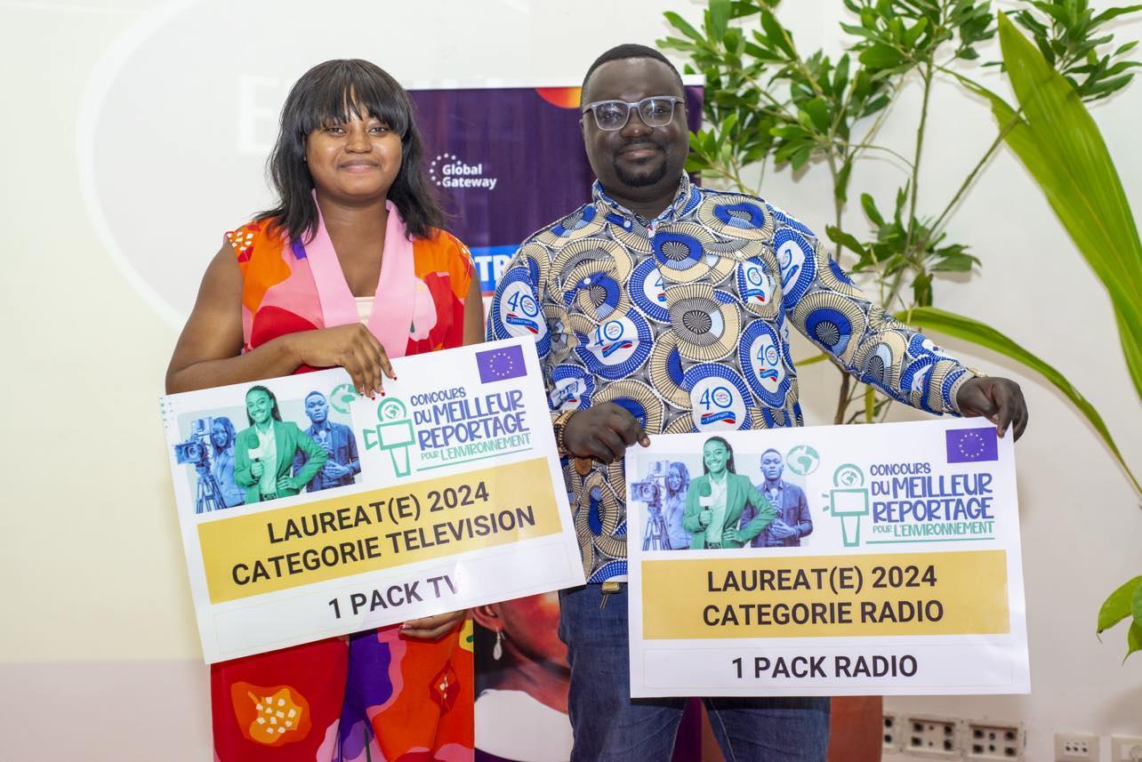 Concours du meilleur reportage pour l’environnement 2024 : Christène Moussa et Mélissa Samba Pambou sacrés lauréats Concours du meilleur reportage pour l’environnement 2024 : Christène Moussa et Mélissa Samba Pambou sacrés lauréats