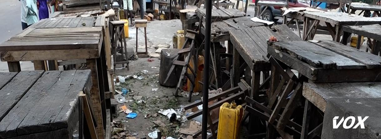 les commerçants sont dubitatifs sur l’assainissement des marchés domaniaux les commerçants sont dubitatifs sur l’assainissement des marchés domaniaux