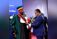 Pr Théophile Obenga Élevé Grand-Croix du Mérite Congolais Pr Théophile Obenga Élevé Grand-Croix du Mérite Congolais