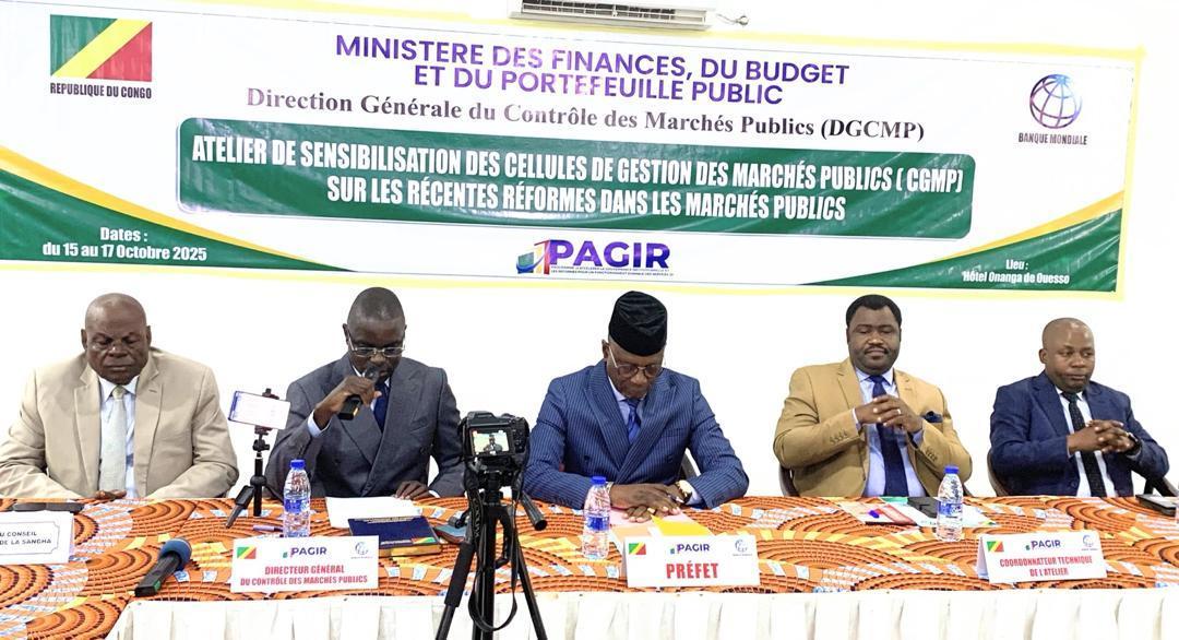 Sensibilisation des Gestionnaires aux Marchés Publics Sensibilisation des Gestionnaires aux Marchés Publics