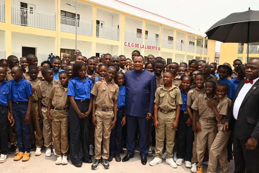 Infrastructures: Sassou N’Guesso Inaugure Complexe Scolaire Infrastructures: Sassou N’Guesso Inaugure Complexe Scolaire
