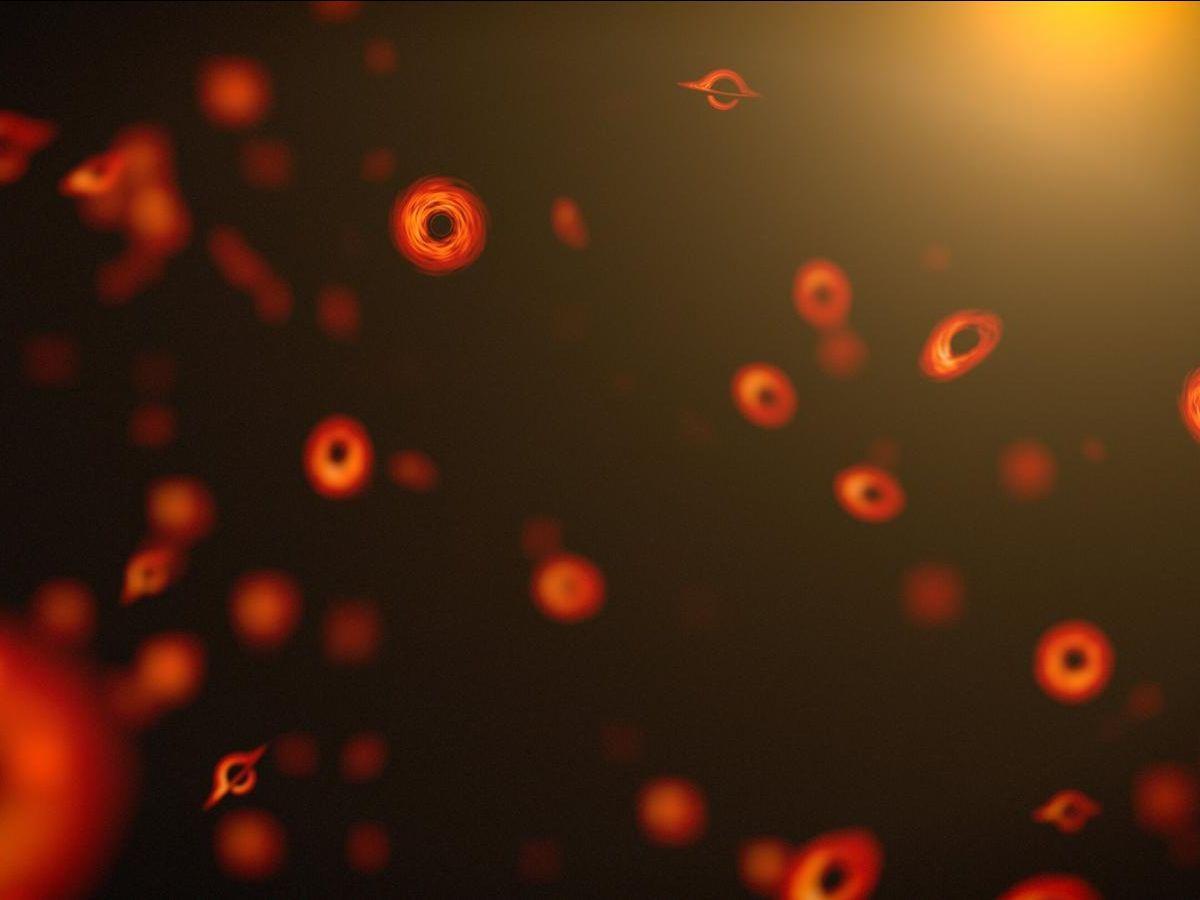 Particule Énergétique Provenant d'un Trou Noir Particule Énergétique Provenant d'un Trou Noir