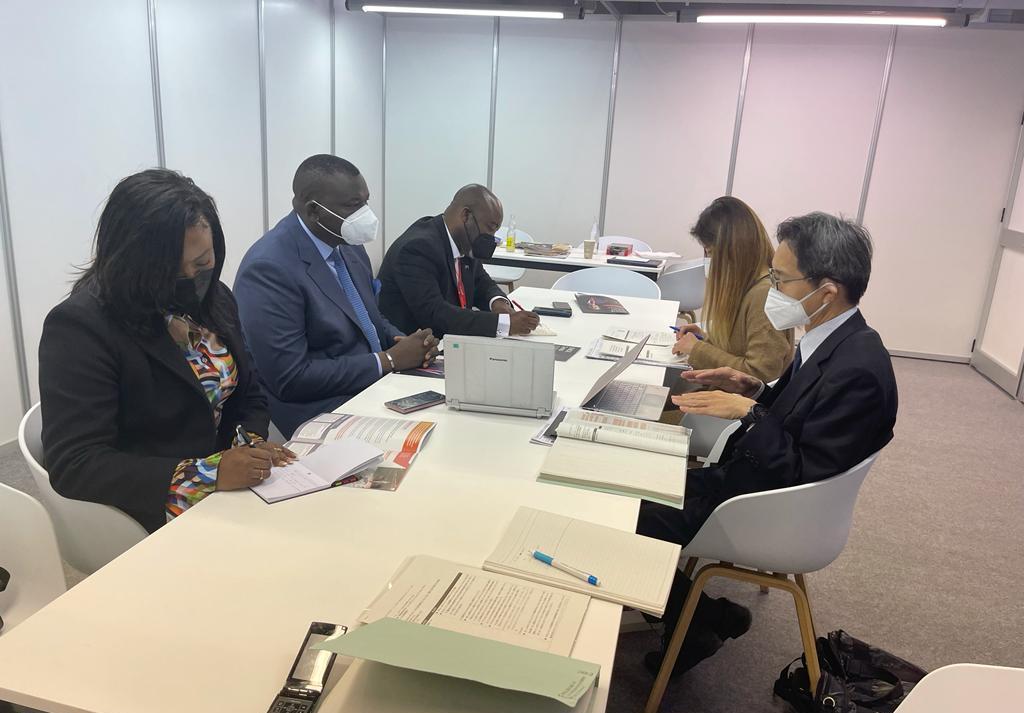 PTNTIC : A Barcelone, Augustin Kibassa Maliba s'est entretenu avec le Vice-Ministre en charge des Télécom du Japon sur des questions d'intérêt commun PTNTIC : A Barcelone, Augustin Kibassa Maliba s'est entretenu avec le Vice-Ministre en charge des Télécom du Japon sur des questions d'intérêt commun