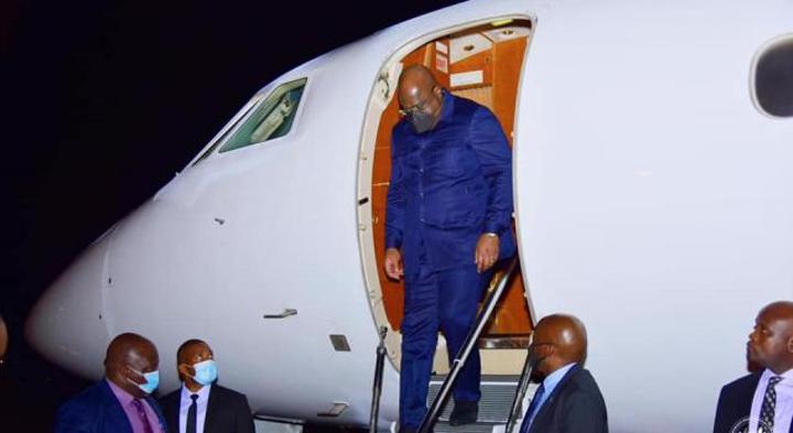 Le Président de la République a regagné Kinshasa ce dimanche au terme d’une visite d’État à Nairobi Le Président de la République a regagné Kinshasa ce dimanche au terme d’une visite d’État à Nairobi