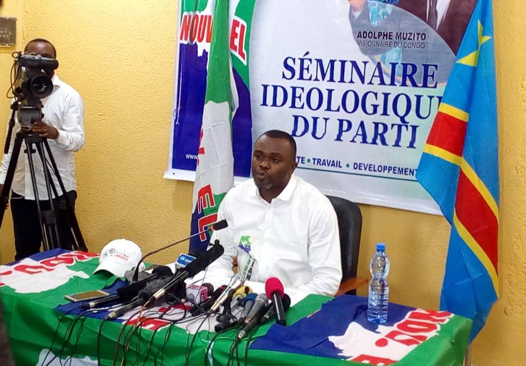 Le Secrétaire général de Nouvel Elan à Mbuji-Mayi: «Adolphe Muzito sera candidat en 2023» Le Secrétaire général de Nouvel Elan à Mbuji-Mayi: «Adolphe Muzito sera candidat en 2023»