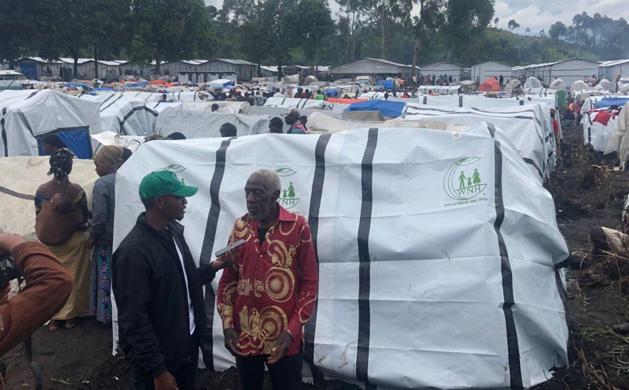 Nyirangongo : environ 2500 familles de déplacés vivent sans assistance au site de Buvira