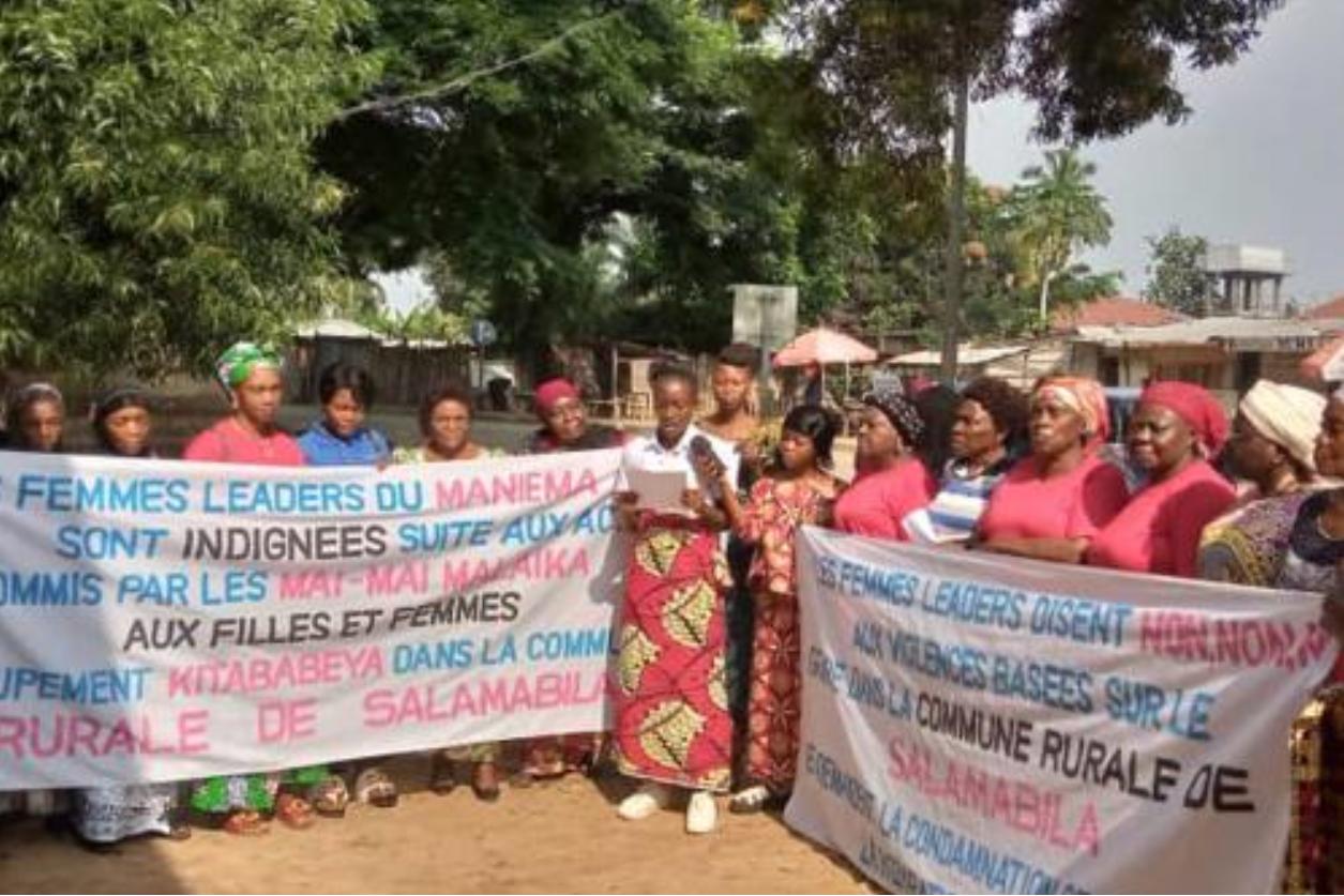 Exactions des Maï-Maï à Salamabila : les femmes leaders du Maniema interpellent Félix Tshisekedi