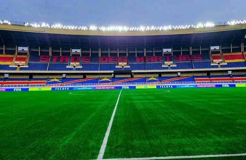 Foot : la FIFA autorise le stade des Martyrs à accueillir le prochain match des Léopards en novembre Foot : la FIFA autorise le stade des Martyrs à accueillir le prochain match des Léopards en novembre