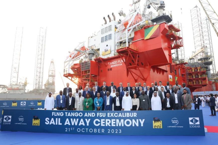 L’AEC célèbre l’appareillage du méthanier congolais, dont la première production est prévue pour décembre 2023 L’AEC célèbre l’appareillage du méthanier congolais, dont la première production est prévue pour décembre 2023