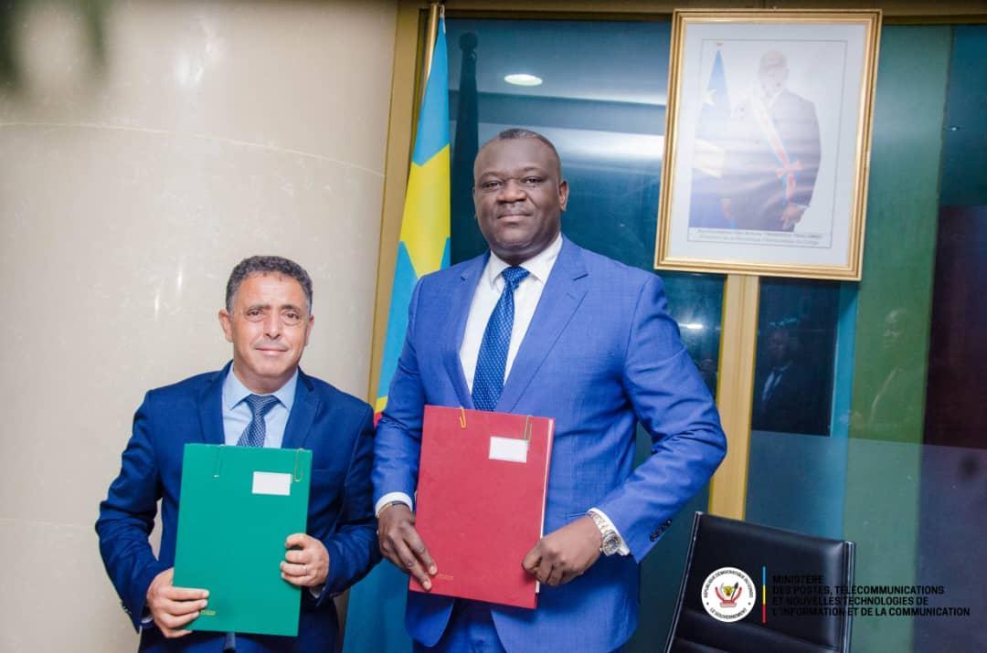 PTNTIC : Kibassa Maliba signe un protocole d'accord avec le consortium Tunisien SOTRACOM PTNTIC : Kibassa Maliba signe un protocole d'accord avec le consortium Tunisien SOTRACOM