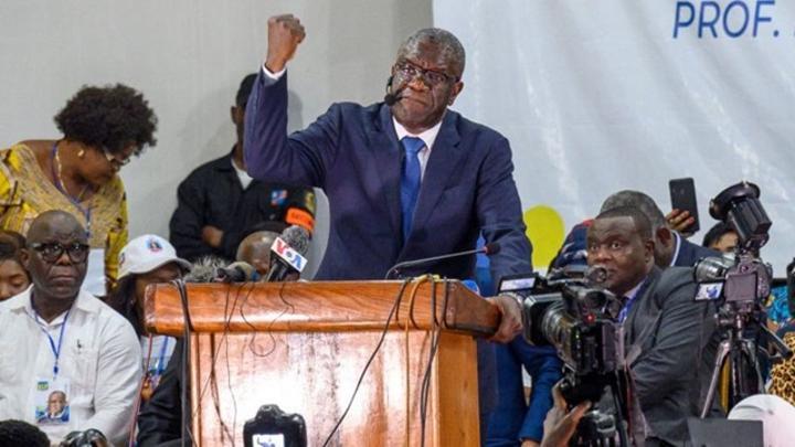 Denis Mukwege : le lauréat du prix Nobel brigue la présidence de la République démocratique du Congo Denis Mukwege : le lauréat du prix Nobel brigue la présidence de la République démocratique du Congo