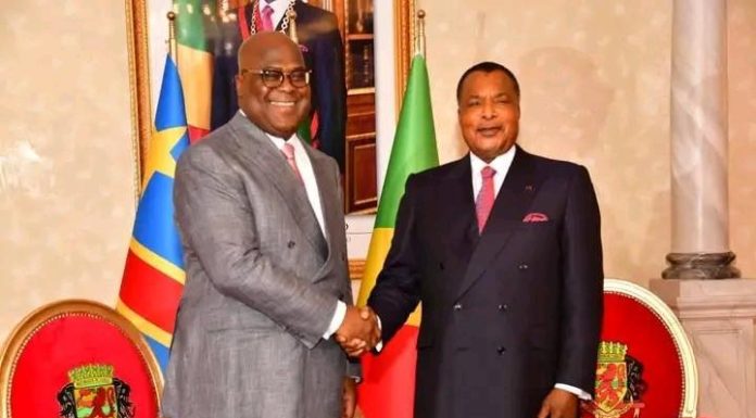 Congo-RDC : entretien à Brazzaville entre Denis Sassou N’Guesso et Félix Antoine Tshisekedi Congo-RDC : entretien à Brazzaville entre Denis Sassou N'Guesso et Félix Antoine Tshisekedi