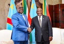 Visite de Travail de Tshisekedi en Afrique du Sud Visite de Travail de Tshisekedi en Afrique du Sud