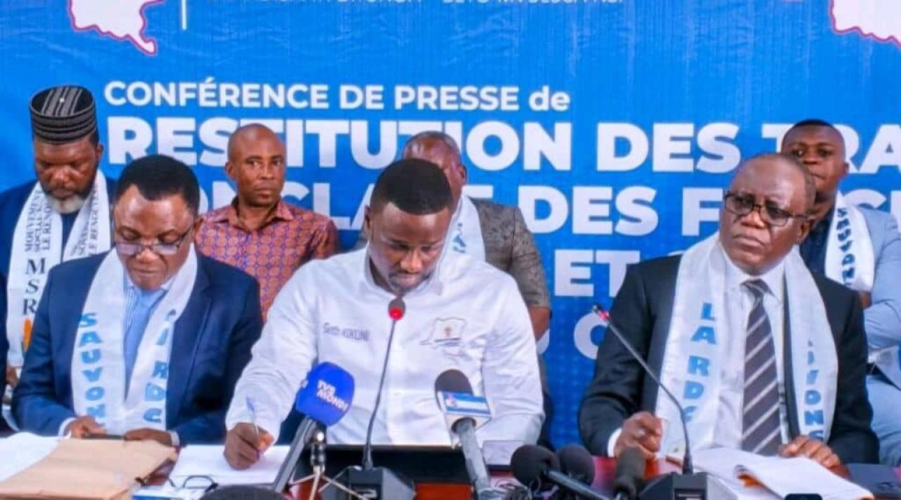 Animateurs de Sauvons le Congo Pressent Dialogue National Animateurs de Sauvons le Congo Pressent Dialogue National