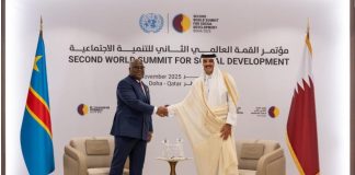 Tshisekedi et l’émir du Qatar discutent paix en RDC Tshisekedi et l’émir du Qatar discutent paix en RDC