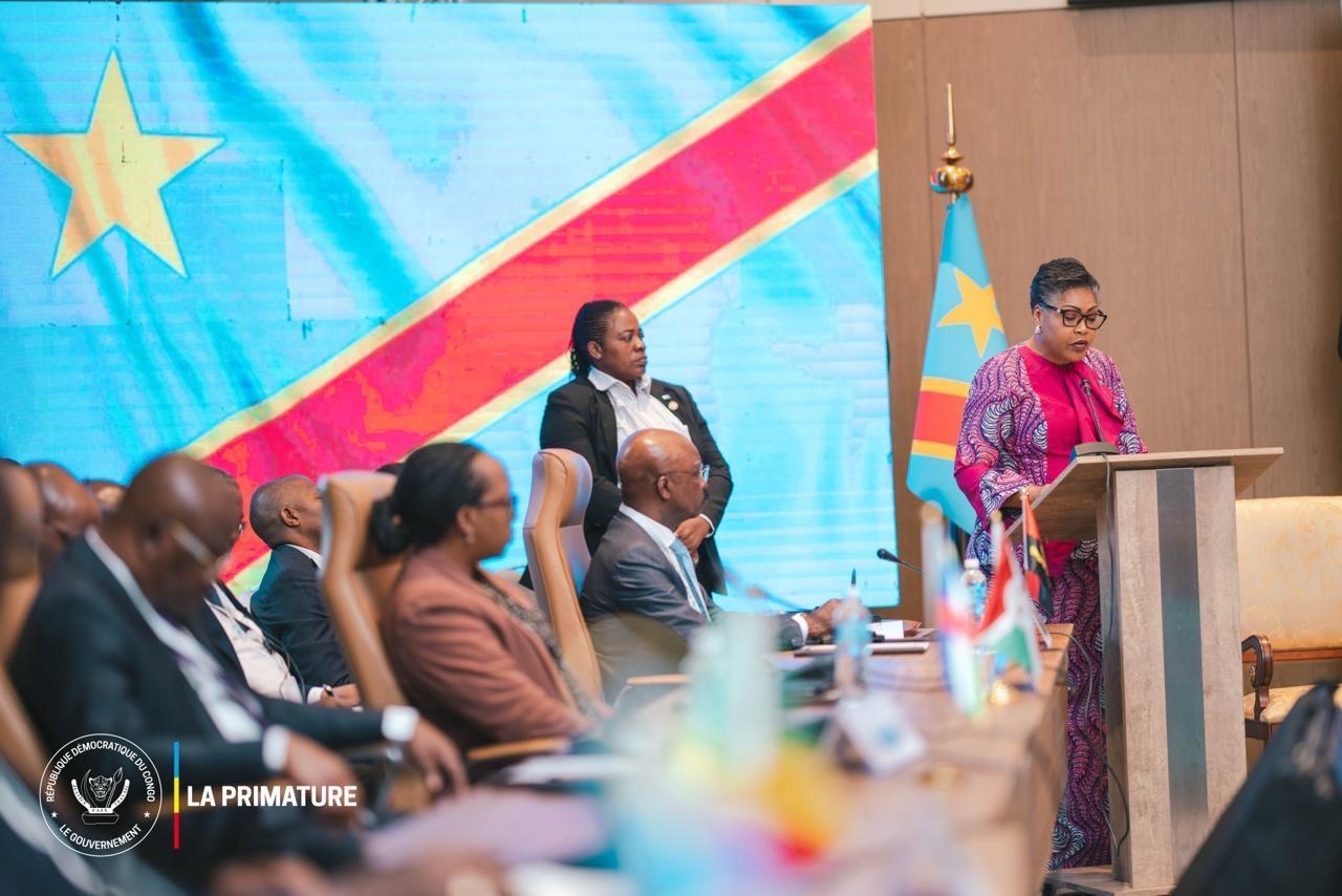 Judith Suminwa Mobilise Ministres de la Défense CIRGL Judith Suminwa Mobilise Ministres de la Défense CIRGL