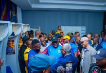 Tshisekedi Encourage Léopards Avant Finale Contre Nigeria Tshisekedi Encourage Léopards Avant Finale Contre Nigeria