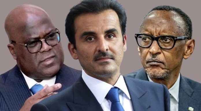 L’Émir Du Qatar Chez Kagame Et Tshisekedi L'Émir Du Qatar Chez Kagame Et Tshisekedi