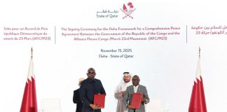 Accord Doha Kinshasa M23 salué par l’ONU comme avancée Accord Doha Kinshasa M23 salué par l'ONU comme avancée