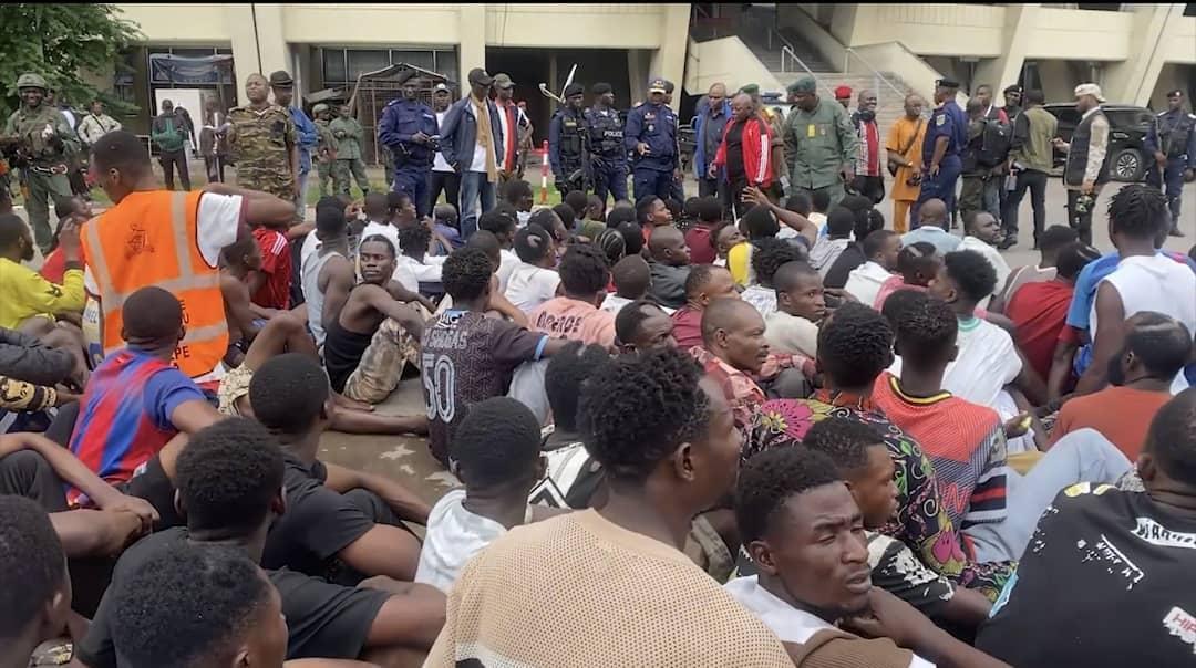 Opération Ndobo: 115 Interpellés à N'sele Opération Ndobo: 115 Interpellés à N'sele