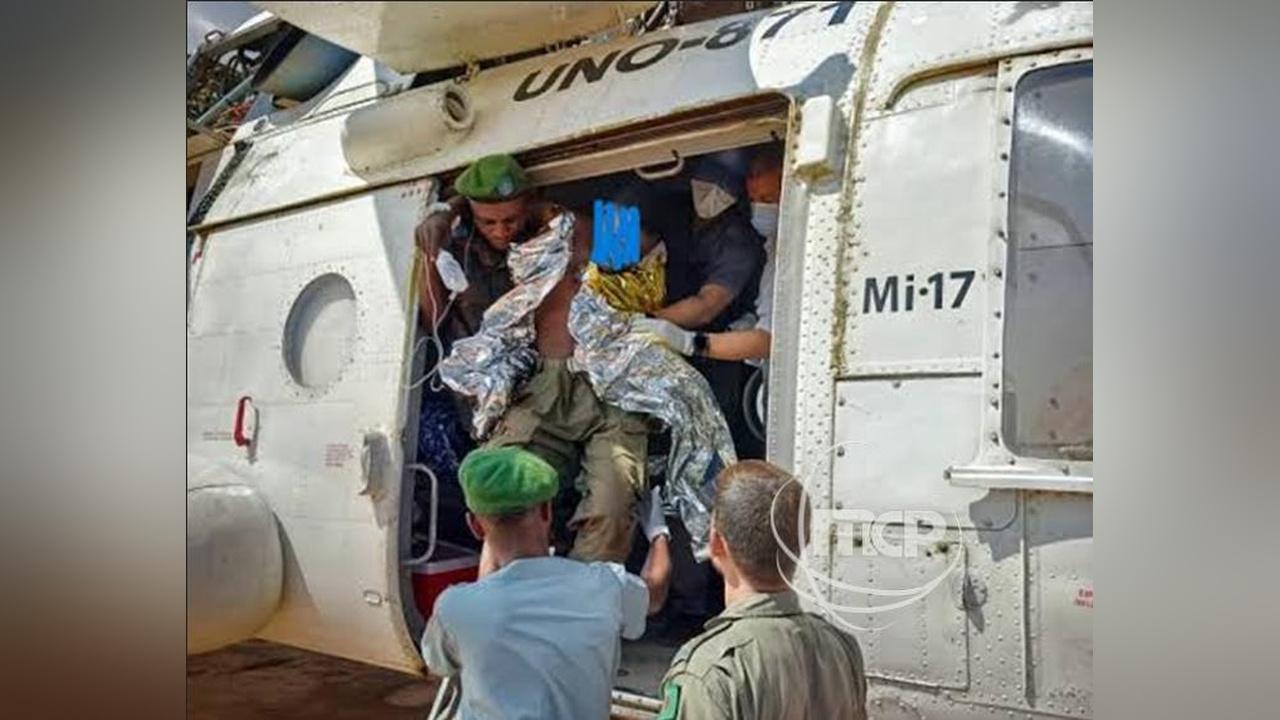 Neuf Militaires FARDC Blessés Évacués à Bunia Neuf Militaires FARDC Blessés Évacués à Bunia