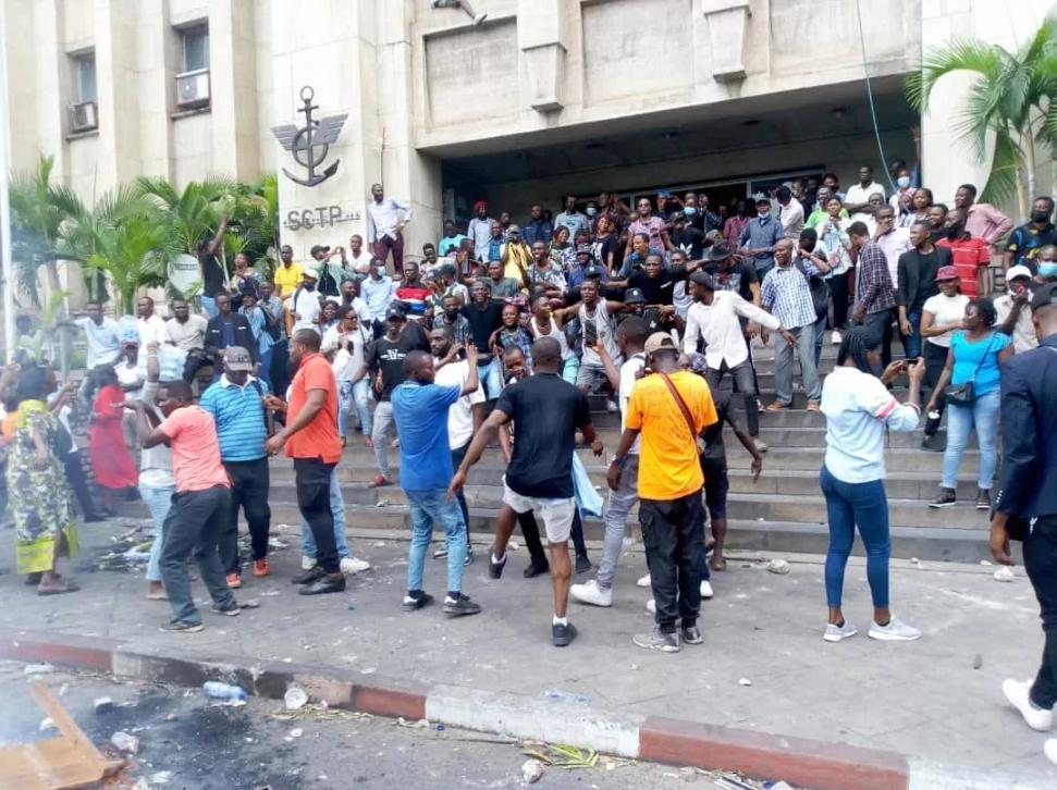 Répression à Kinshasa des agents de la SCTP en grève Répression à Kinshasa des agents de la SCTP en grève