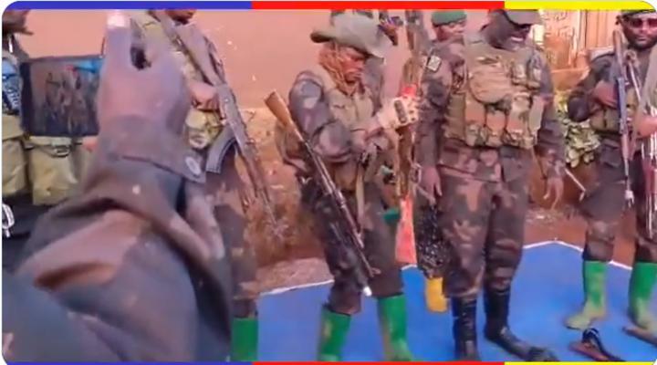 Découverte d'armes de la milice CRP à Djugu par les FARDC Découverte d'armes de la milice CRP à Djugu par les FARDC