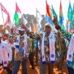 Marche de soutien aux accords de Washington à Isiro Marche de soutien aux accords de Washington à Isiro