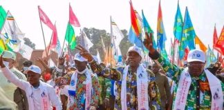 Marche de soutien aux accords de Washington à Isiro Marche de soutien aux accords de Washington à Isiro