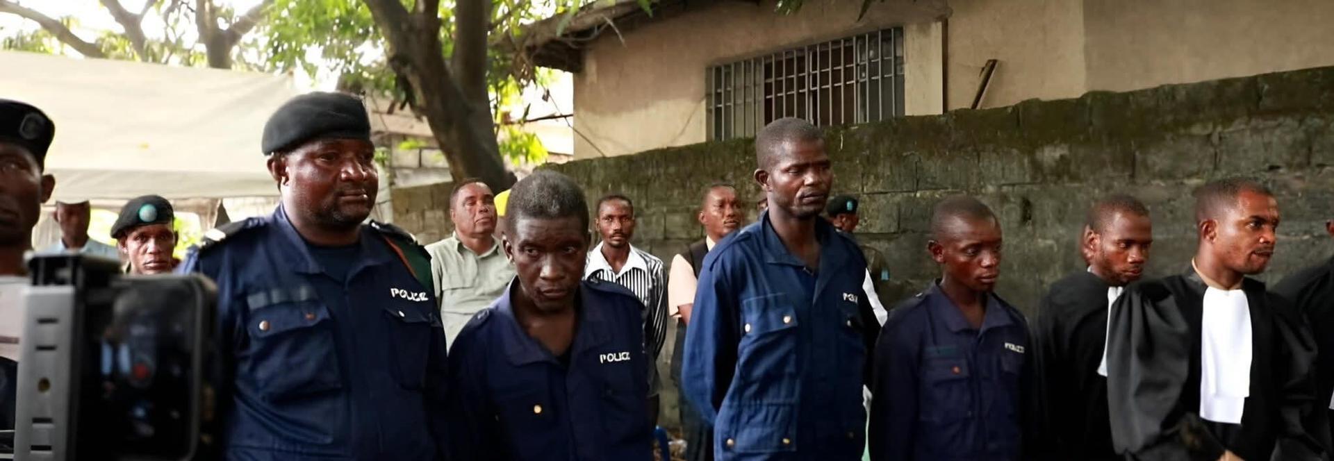 Quatre Policiers Condamnés Dans L'Affaire Zua Ye Tshombo Quatre Policiers Condamnés Dans L'Affaire Zua Ye Tshombo