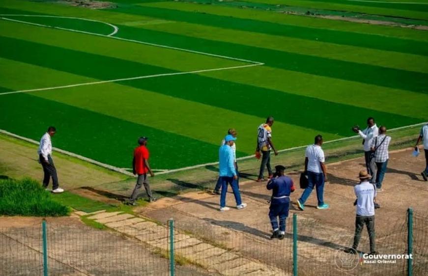 Experts de la CAF Évaluent le Stade Kashala Bonzola Experts de la CAF Évaluent le Stade Kashala Bonzola