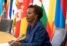 Louise Mushikiwabo Exprime Ses Absences à Kinshasa Louise Mushikiwabo Exprime Ses Absences à Kinshasa