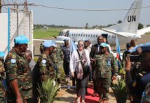 Cessez-le-feu en RDC: Cheffe de la Monusco à Goma Cessez-le-feu en RDC: Cheffe de la Monusco à Goma