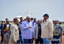 Aéroport de Gemena avec balisage lumineux moderne Aéroport de Gemena avec balisage lumineux moderne