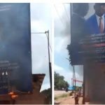 Incendie d’effigies et drapeaux à Mbuji-Mayi Incendie d'effigies et drapeaux à Mbuji-Mayi