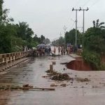 Ravin Coupe Boulevard Wazabanga à Kikwit Trafic Paralysé Ravin Coupe Boulevard Wazabanga à Kikwit Trafic Paralysé